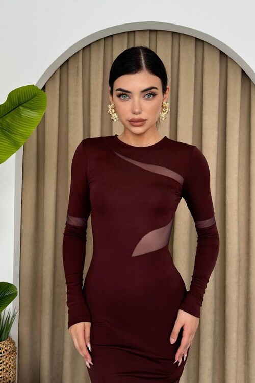 Jaguar Tulle Detailed Dress