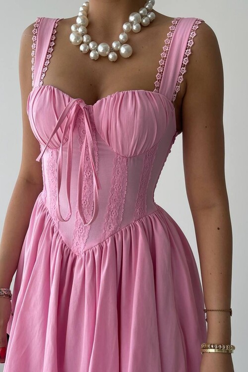 Lille Tie Back Dress