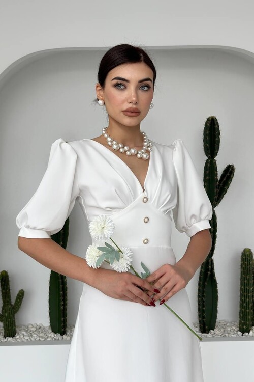 Linda Midi Elbise