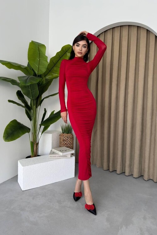 Lisburn Long Sleeve Tulle Dress