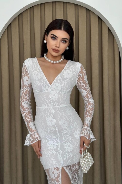 Lively Lace Midi Dress