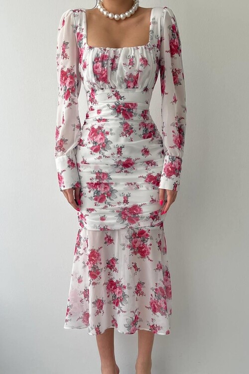 Lola Floral Patterned Dress