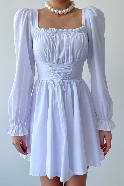 Lona Long Sleeve Mine Dress