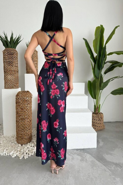 Masella Backless Rope Strap Dress