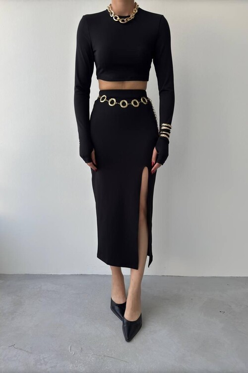 Meredith Yırtmaçlı Takım