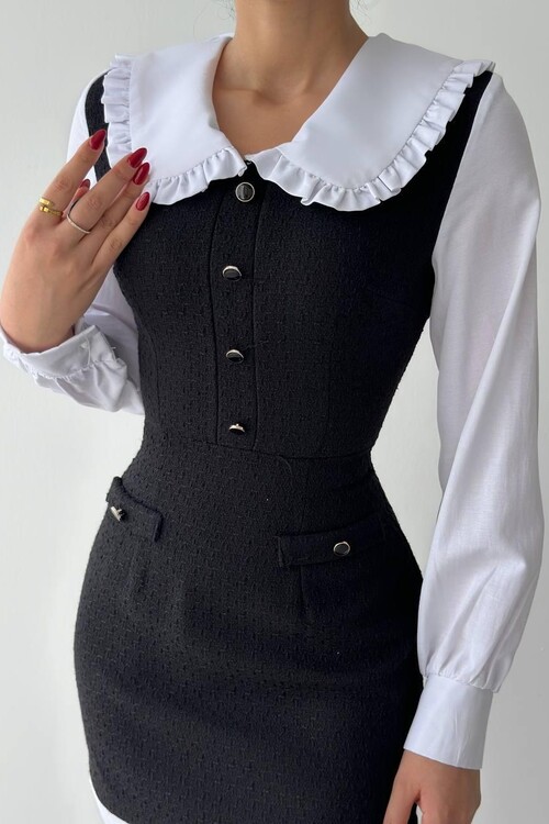 Metz Long Sleeve Mini Dress