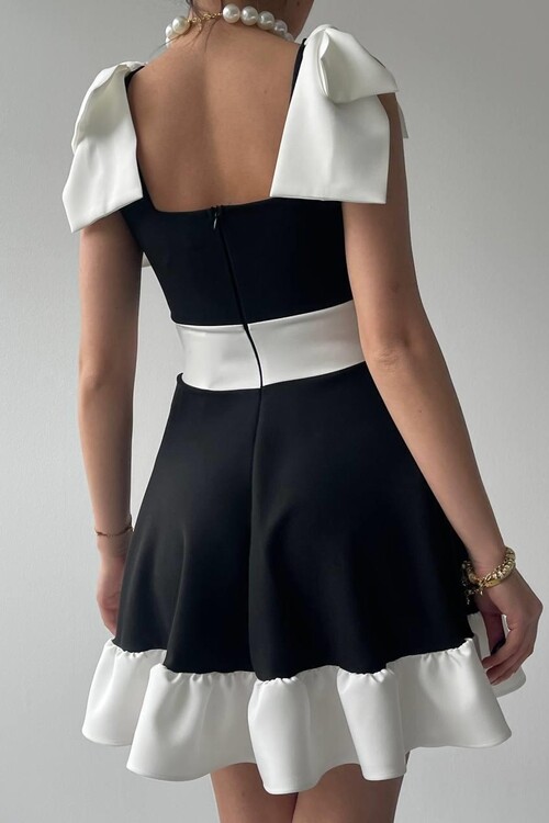 Miron Shoulder Bow Dress