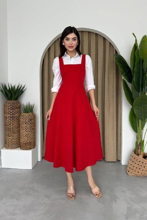 Neapolitan Strap Dress