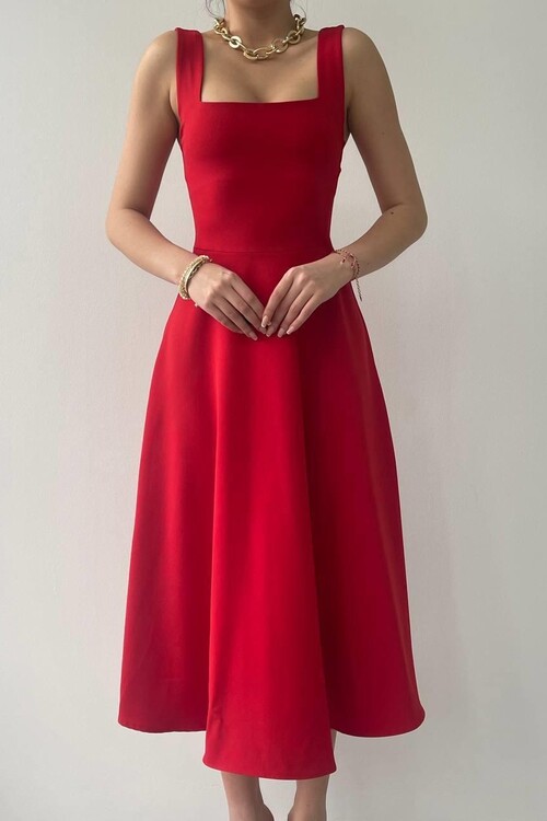 Neapolitan Strap Dress