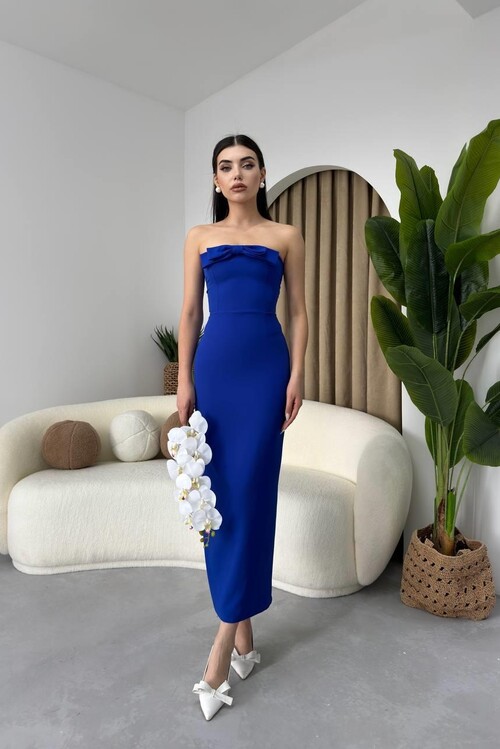 ÖNÜ KURDALELİ KAELM ELBİSE