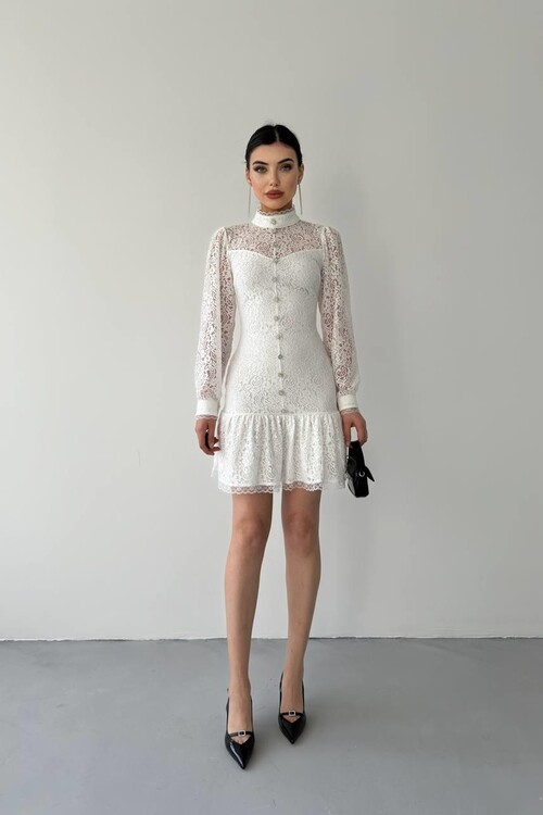 Petrus Button Detailed Dress