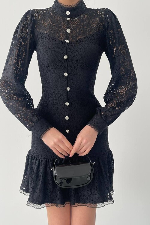 Petrus Button Detailed Dress