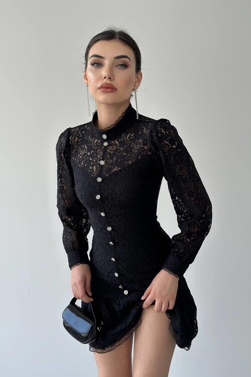 Petrus Button Detailed Dress