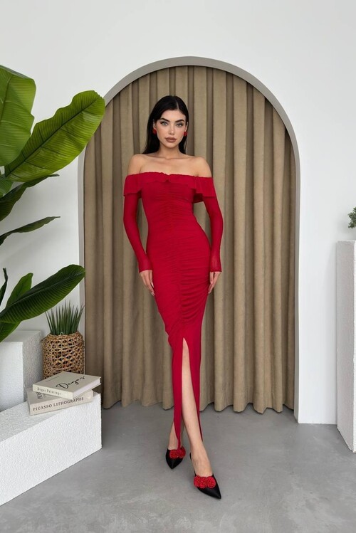 Polack Slit Dress
