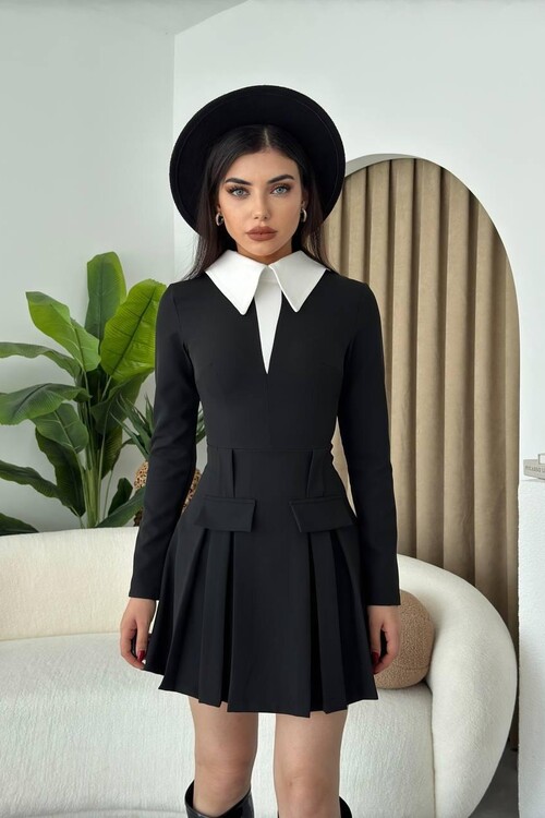 Samos Pocket Detail Mini Dress