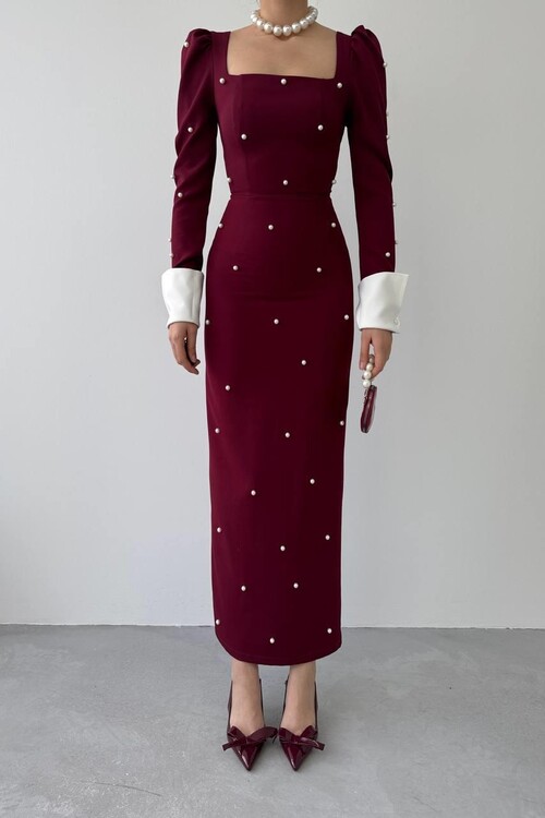 Stell İncili Elbise