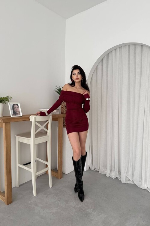 Tefs Straplez Elbise