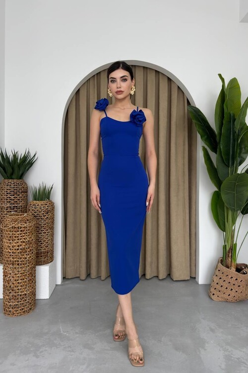 Thron Rose Strap Dress