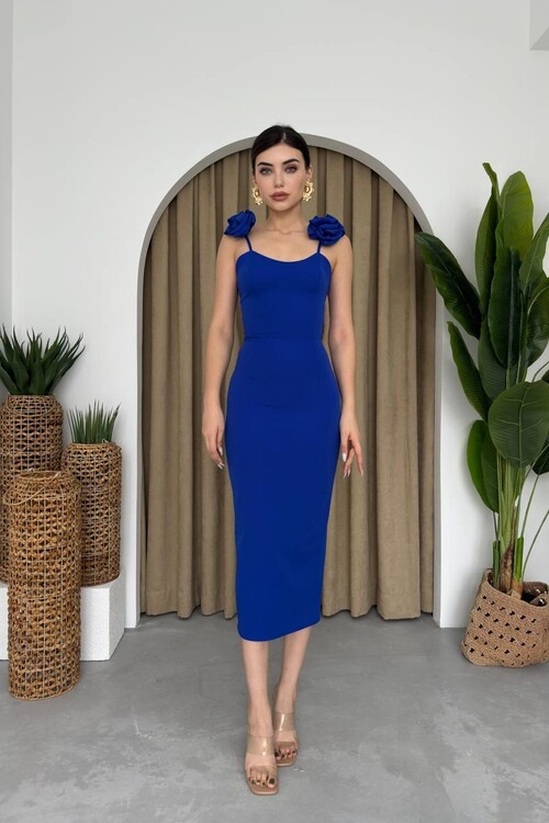 Thron Rose Strap Dress