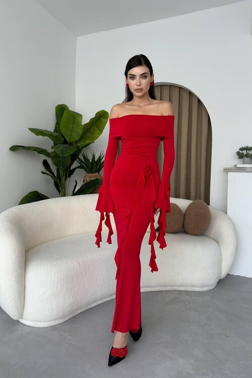 Valijevo Rose Detail Dress