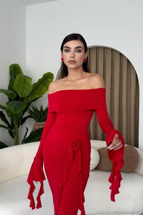 Valijevo Rose Detail Dress