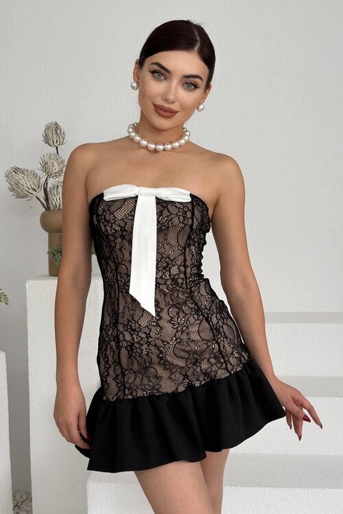 Vencover Strapless Dress