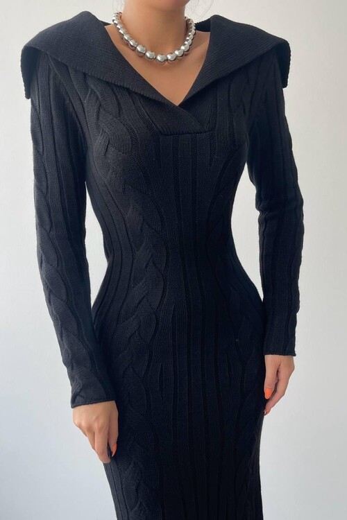 Vienne Yarasa Yaka Elbise