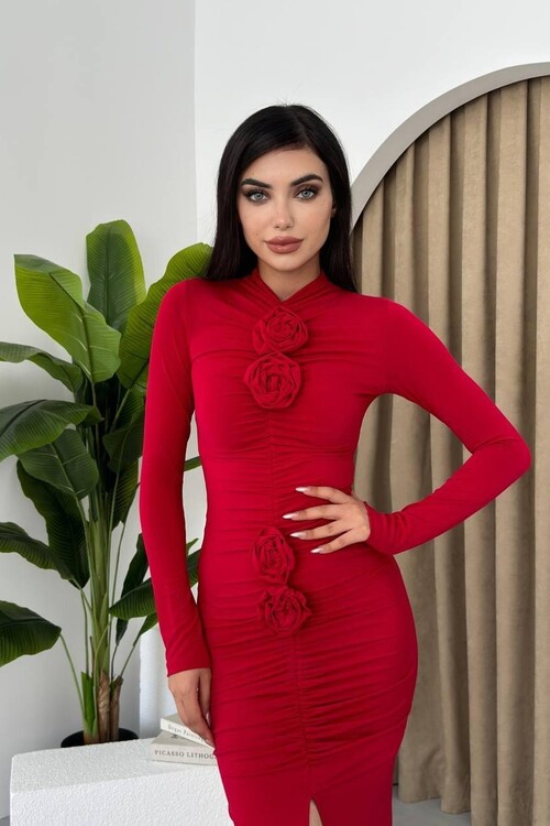 Wells Rose Detail Dress