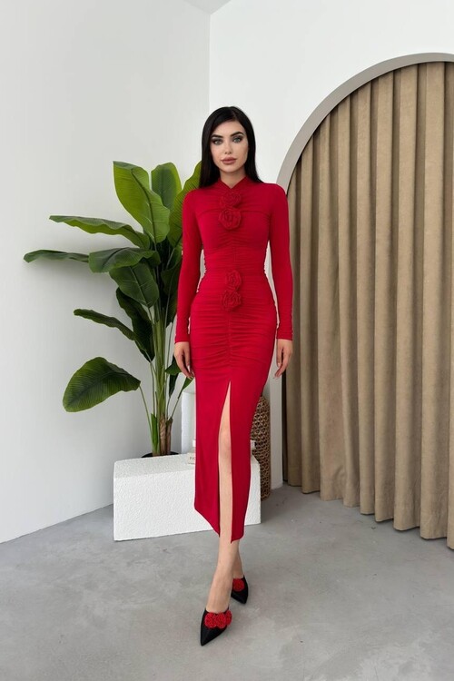 Wells Rose Detail Dress