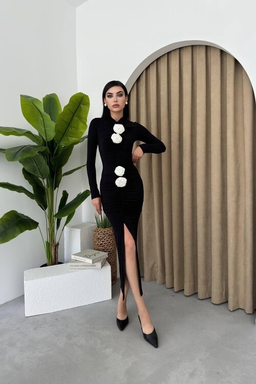 Wells Rose Detail Dress