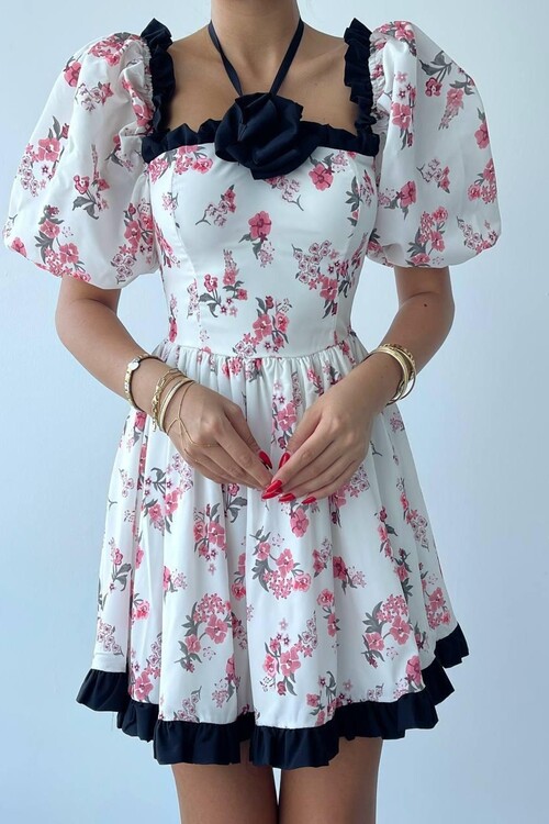Wismar Rose Detail Dress