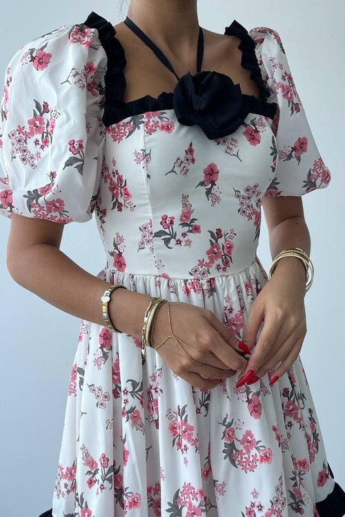 Wismar Rose Detail Dress