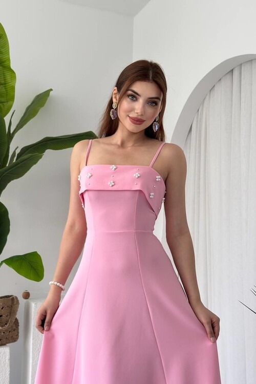 Acco Stone Detailed Dress