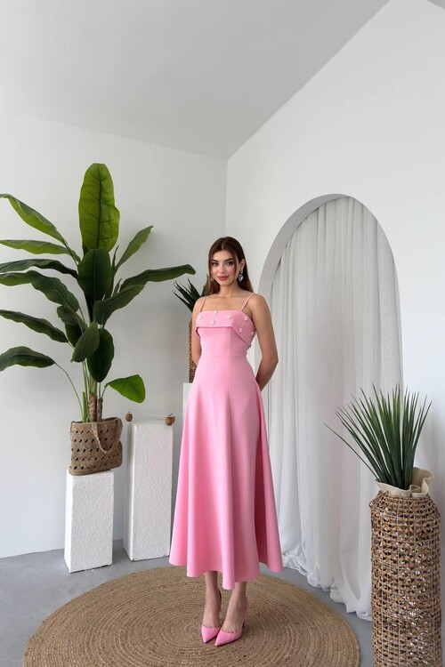 Acco Stone Detailed Dress