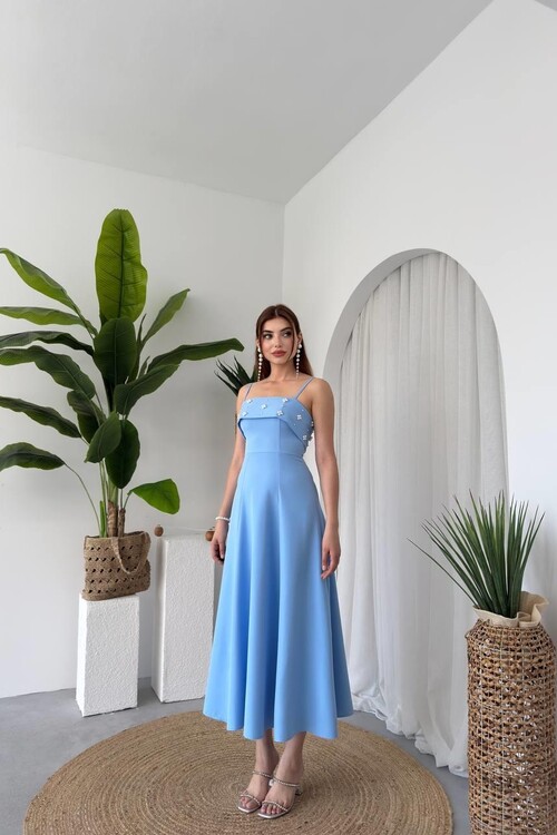 Acco Stone Detailed Dress