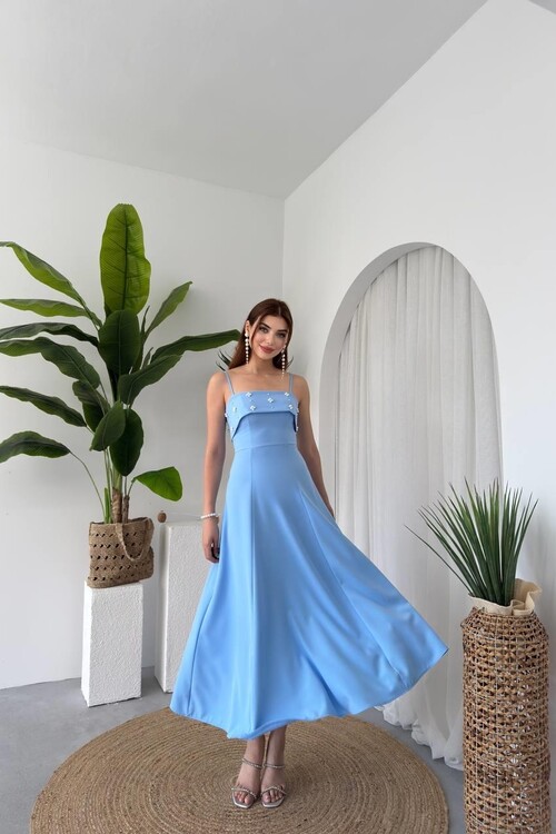 Acco Stone Detailed Dress