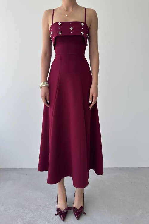 Acco Stone Detailed Dress