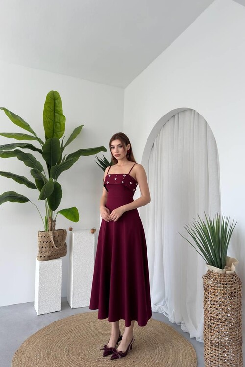 Acco Stone Detailed Dress