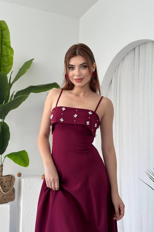 Acco Stone Detailed Dress