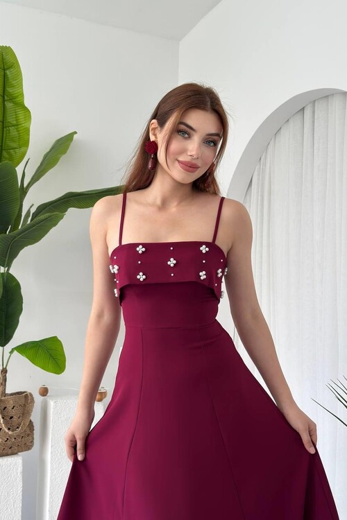 Acco Stone Detailed Dress