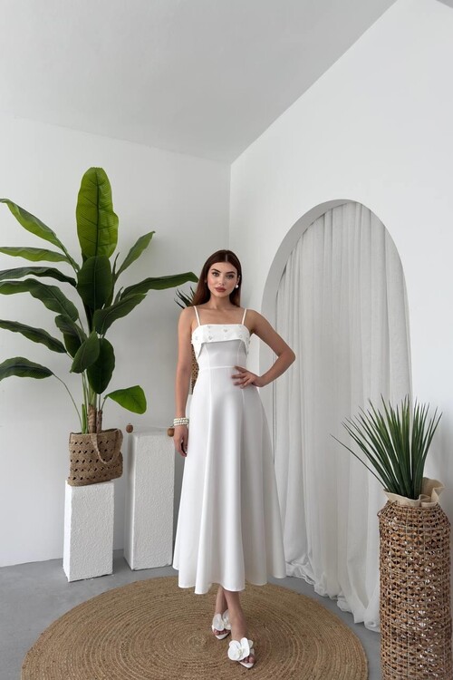 Acco Stone Detailed Dress