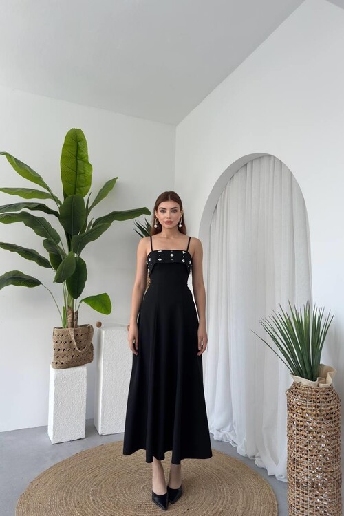 Acco Stone Detailed Dress