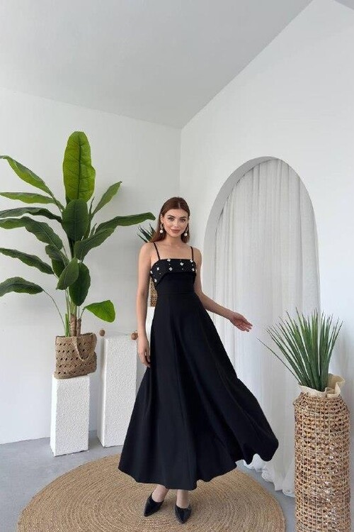 Acco Stone Detailed Dress