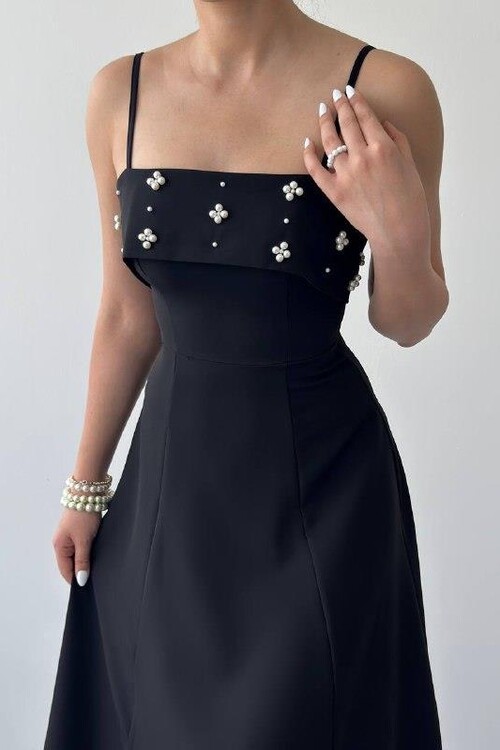 Acco Stone Detailed Dress