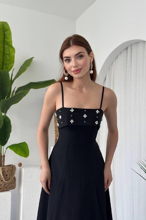 Acco Stone Detailed Dress