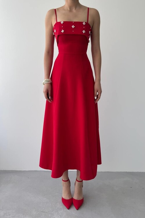 Acco Stone Detailed Dress