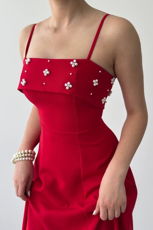 Acco Stone Detailed Dress