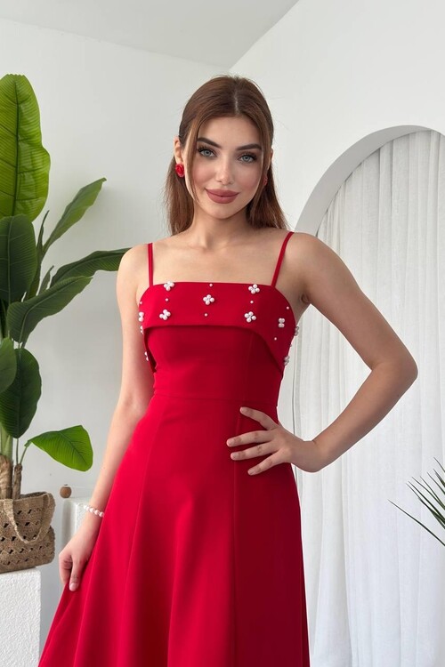 Acco Stone Detailed Dress