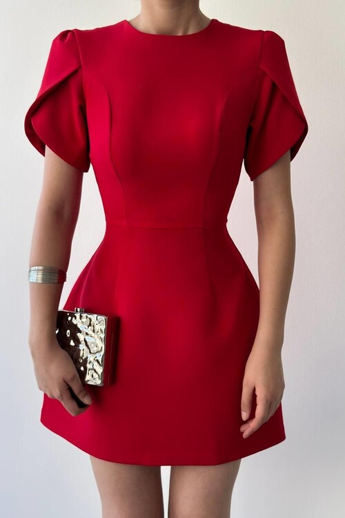 Alka Pearl Bow Detail Dress