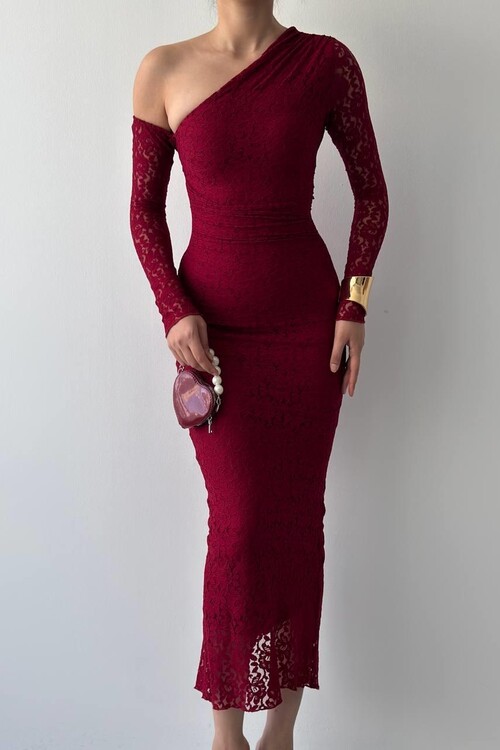 Bees Tek Omuz Detaylı Elbise